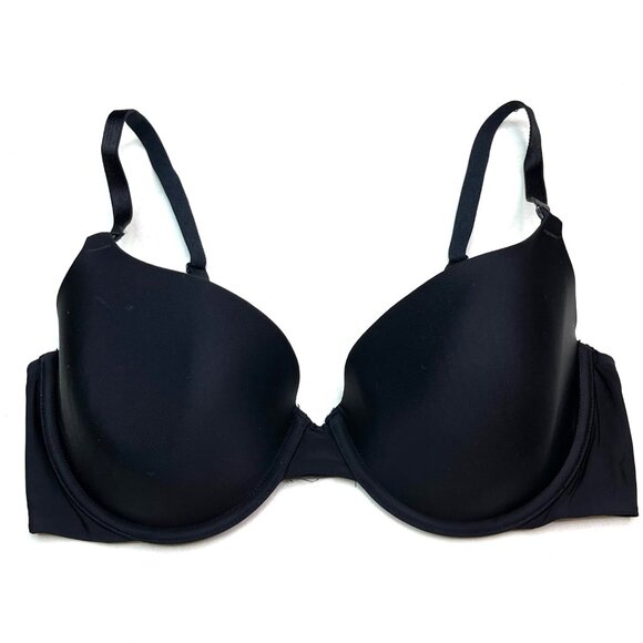 Victoria's Secret 36D Black Demi Bust Bra Lined Underwire Adjustable Straps - Picture 14 of 14